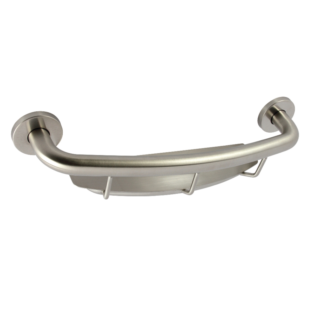 18 in. Meridian Grab Bar with Shelf, Brushed Nickel