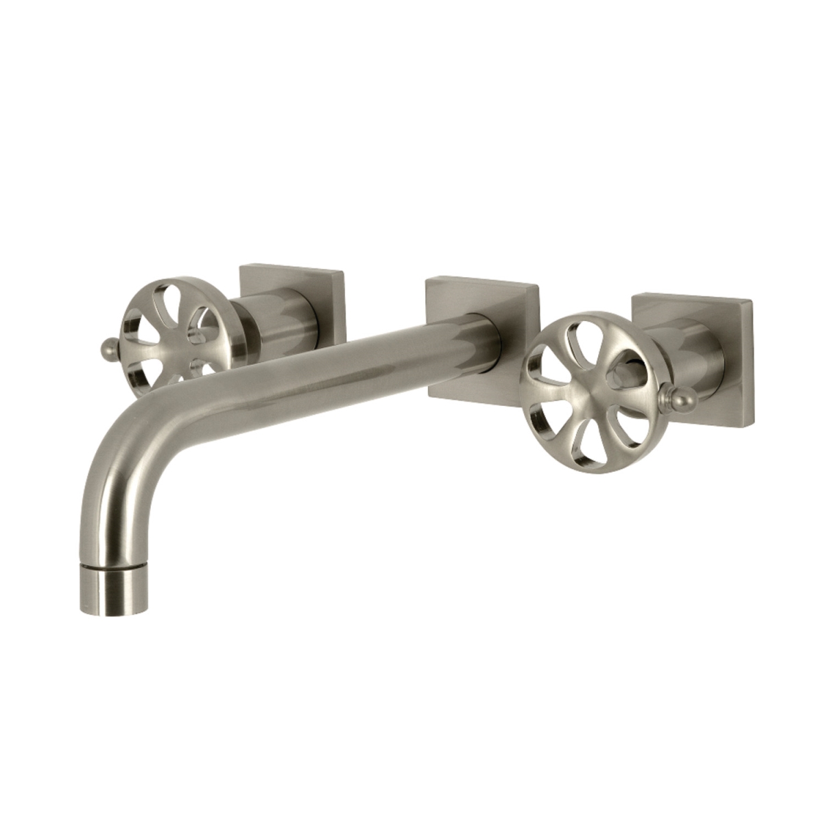 KS6028RX Belknap Two-Handle Wall Mount Roman Tub Faucet, Brushed Nickel -  Kingston Brass