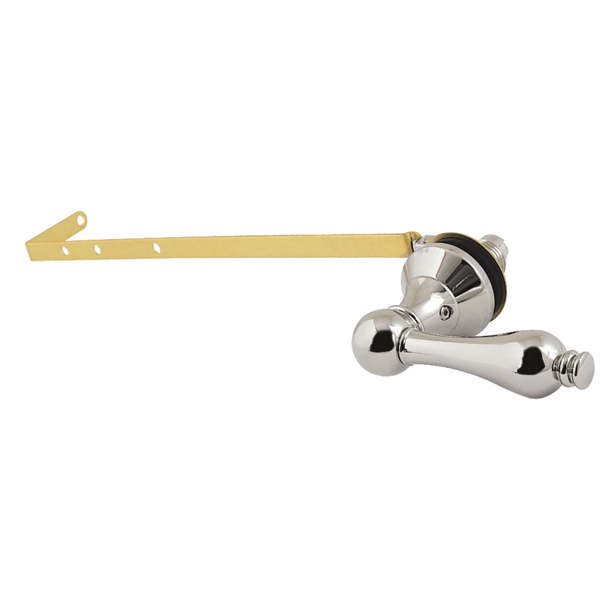Victorian Universal Front or Side Mount Toilet Tank Lever, Polished Nickel