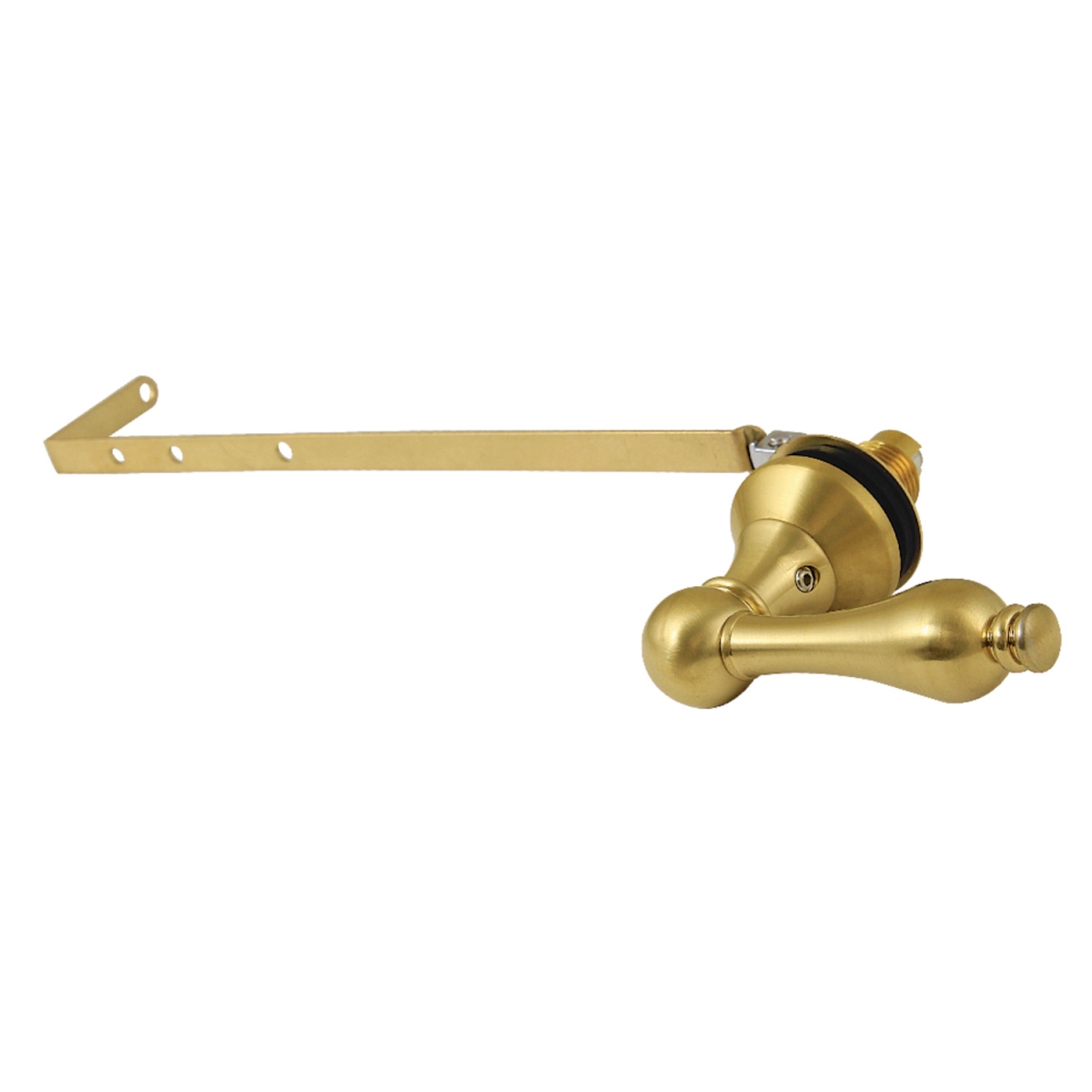 Victorian Universal Front or Side Mount Toilet Tank Lever, Brushed Brass