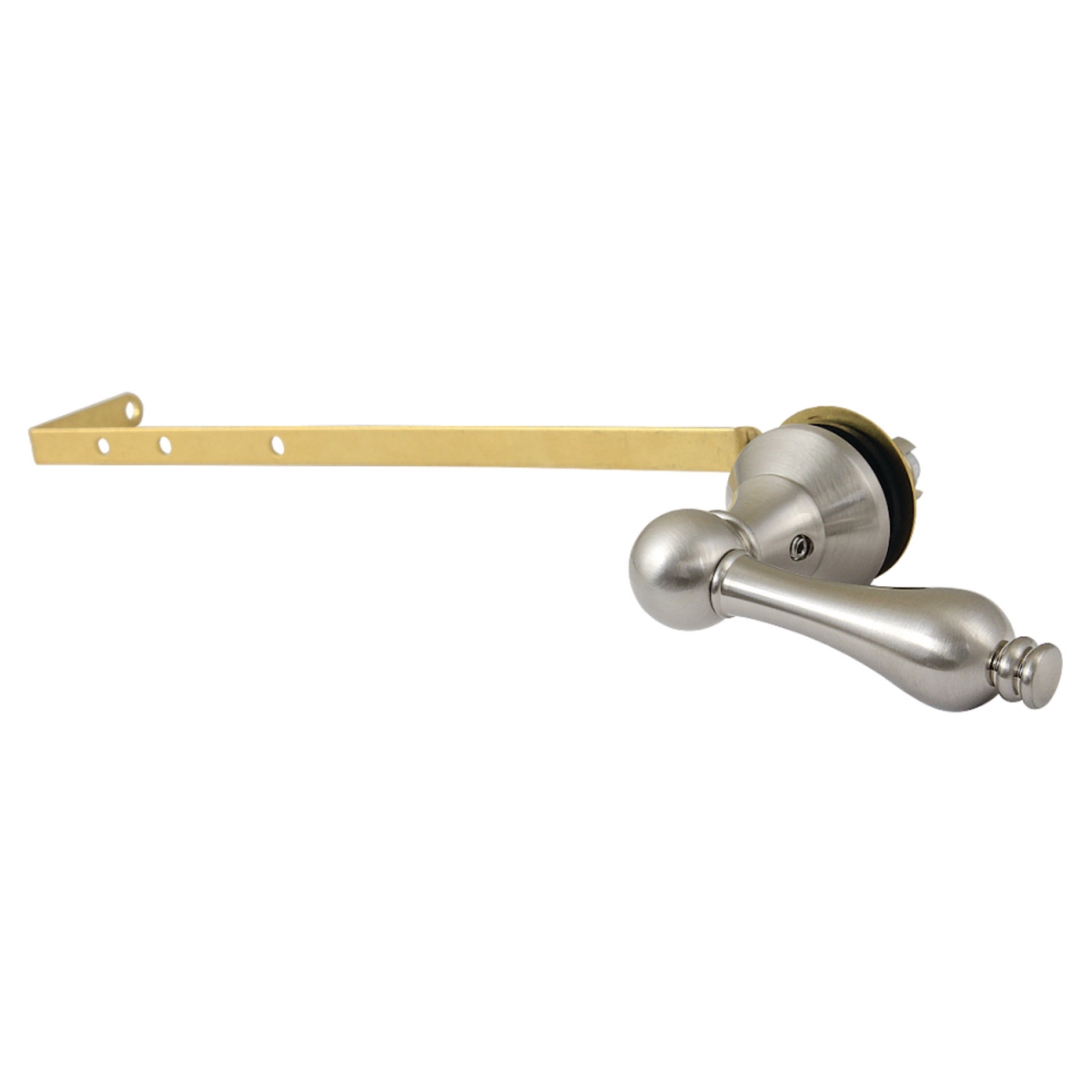 Victorian Universal Front or Side Mount Toilet Tank Lever, Brushed Nickel