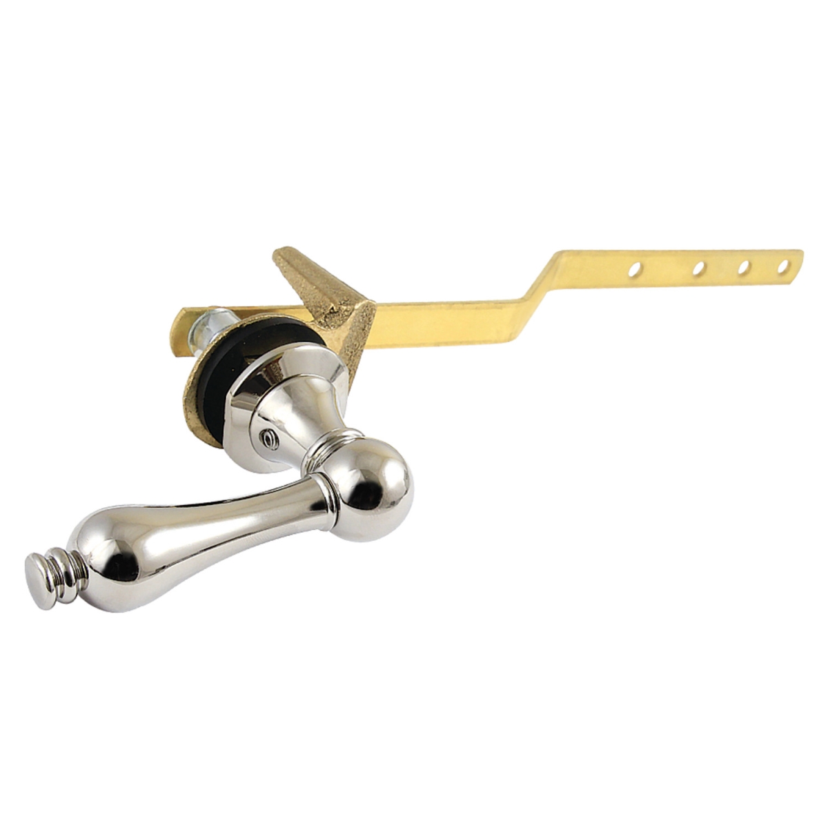 Victorian Front Mount Toilet Tank Lever, Polished Nickel
