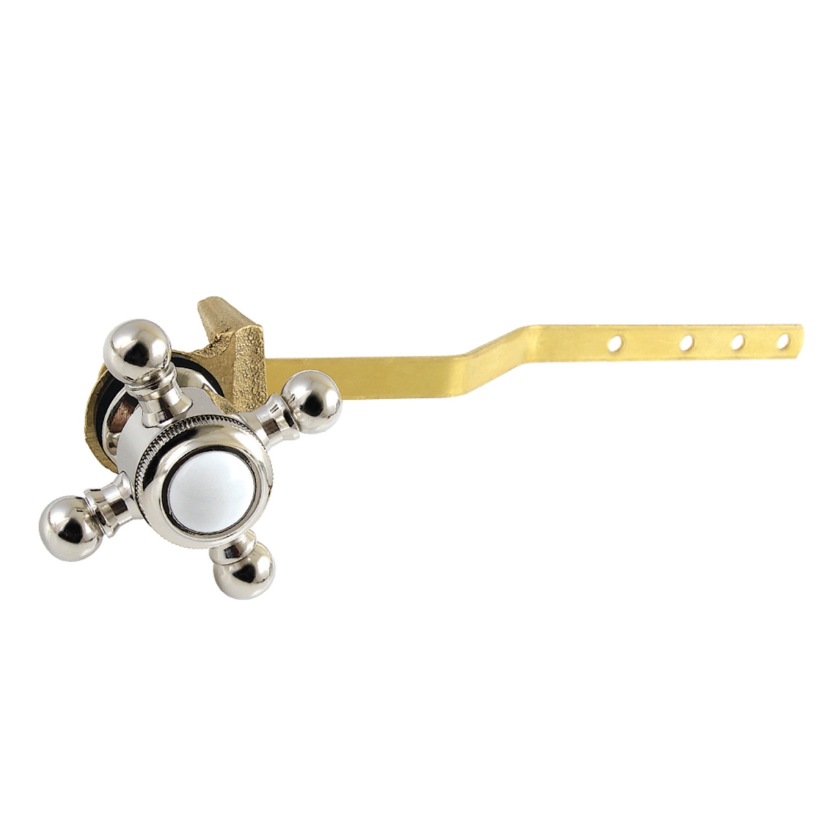 Buckingham Front Mount Toilet Tank Lever, Polished Nickel