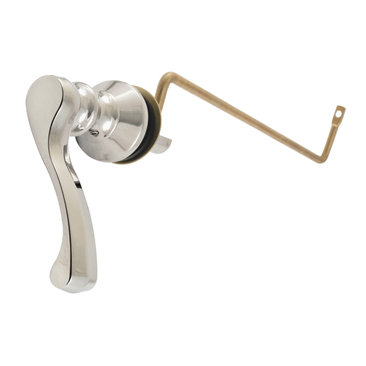 French Side Mount Toilet Tank Lever, Polished Nickel