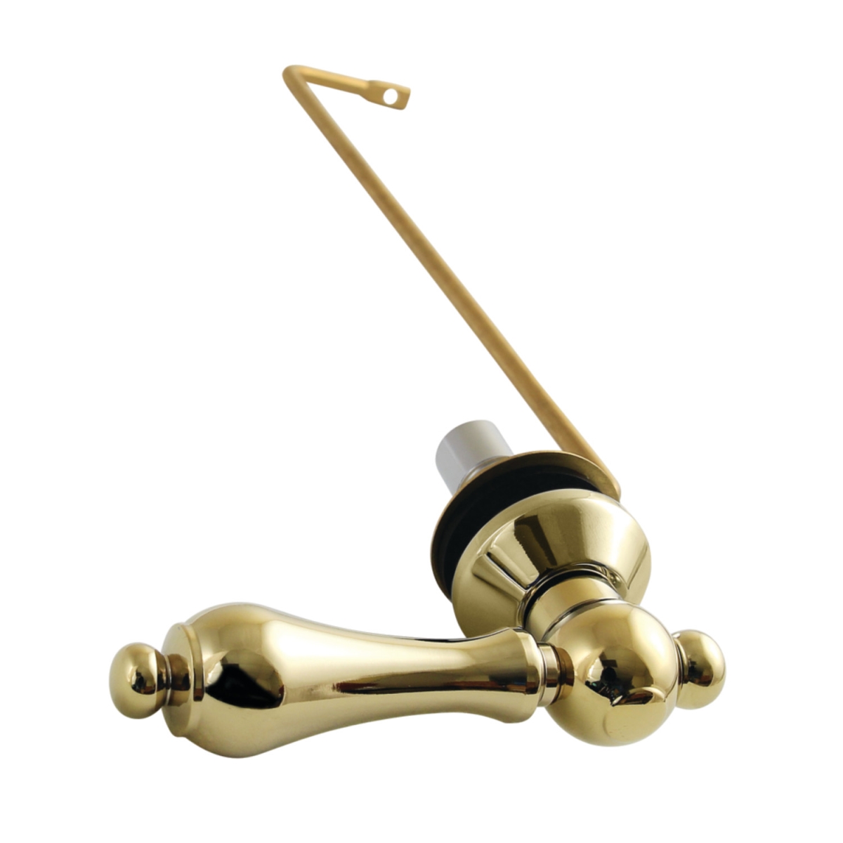 Restoration Side Mount Toilet Tank Lever, Polished Brass