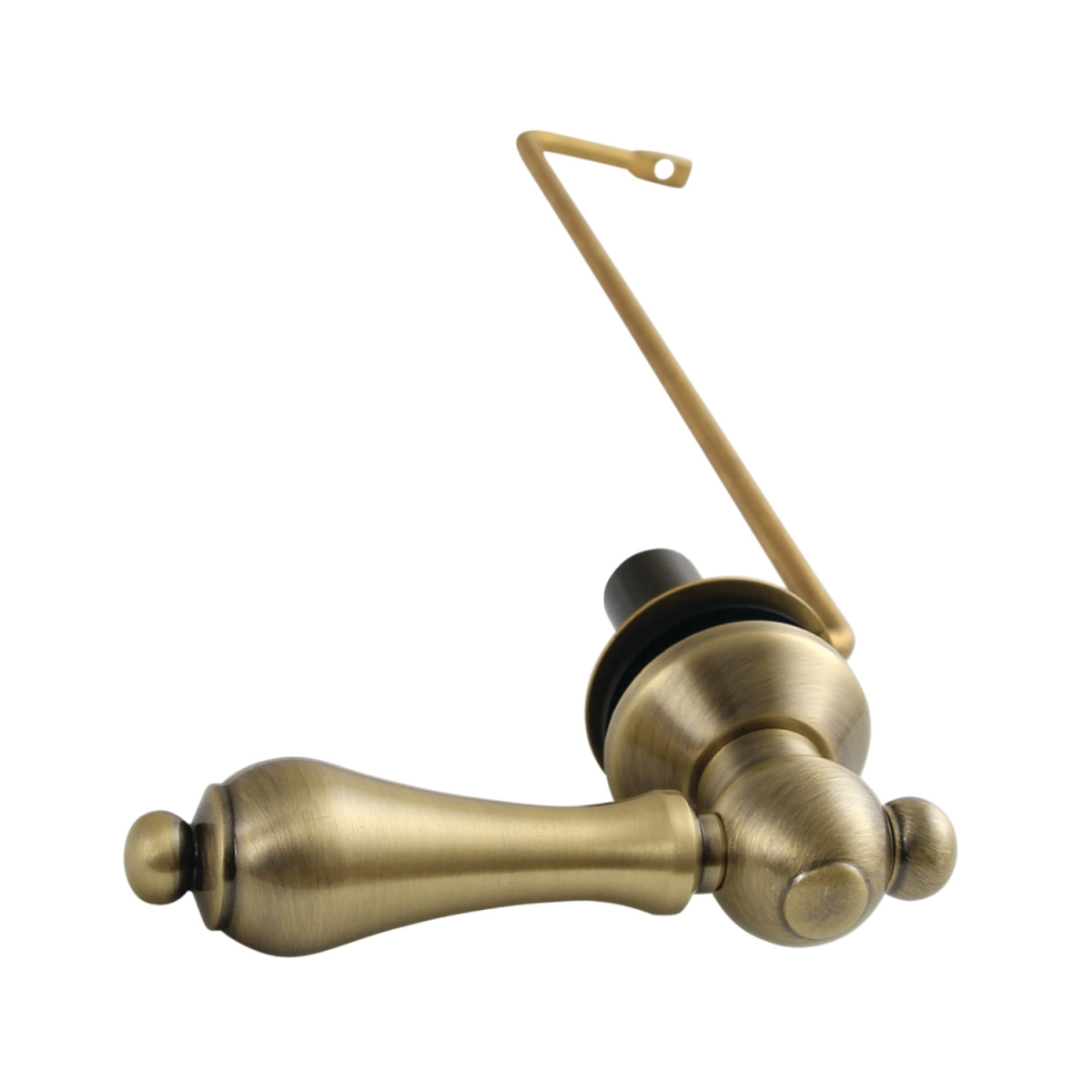Restoration Side Mount Toilet Tank Lever, Antique Brass