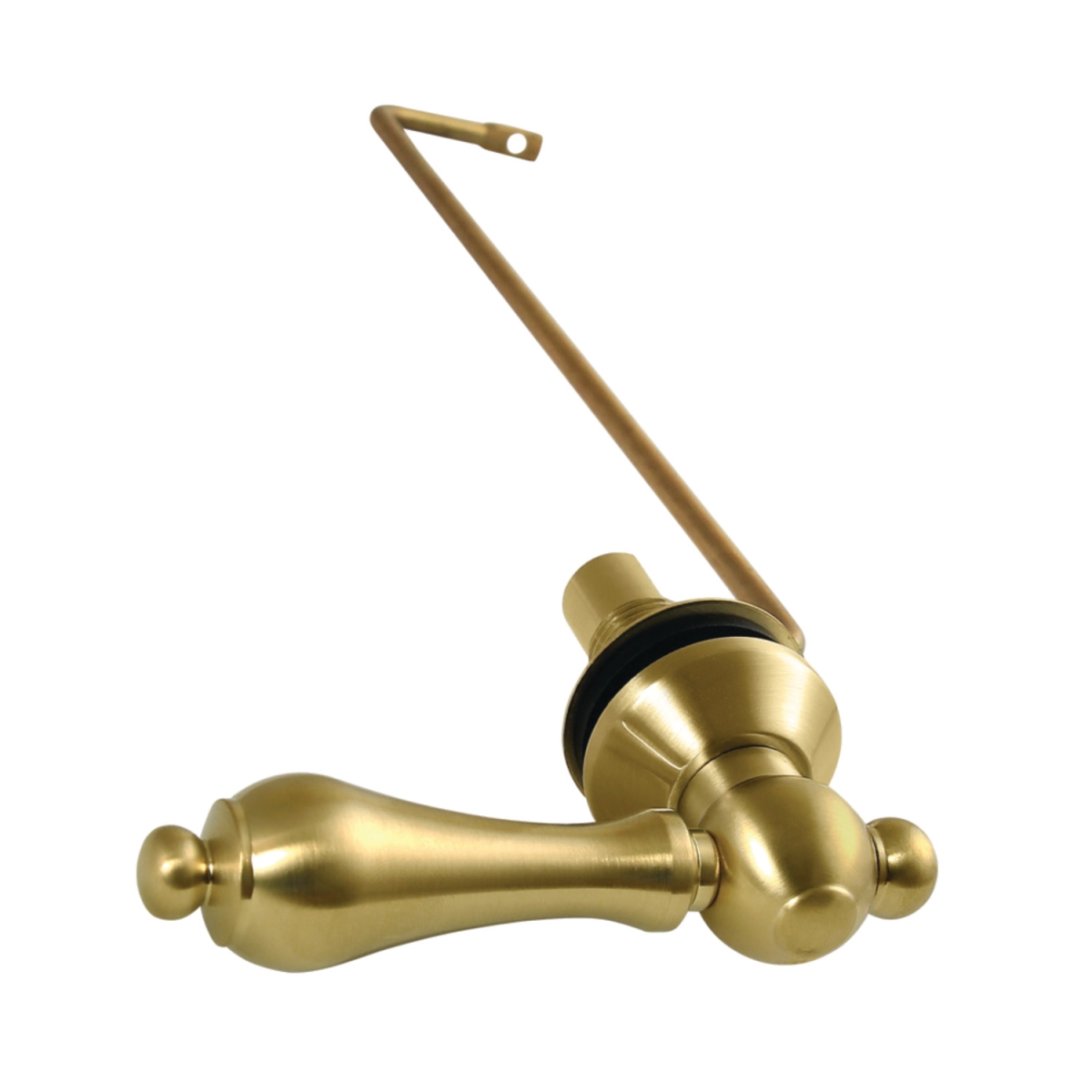 Restoration Side Mount Toilet Tank Lever, Brushed Brass