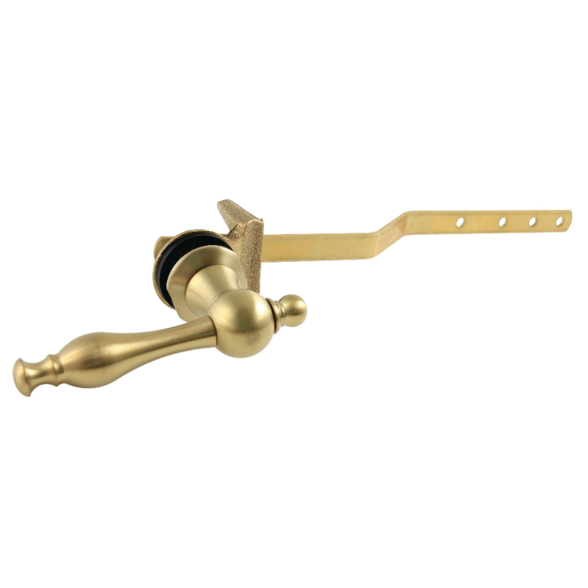 Naples Front Mount Toilet Tank Lever, Brushed Brass