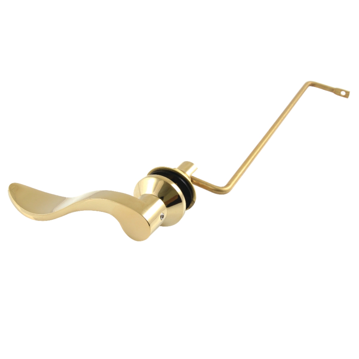 NuWave Side Mount Toilet Tank Lever, Polished Brass