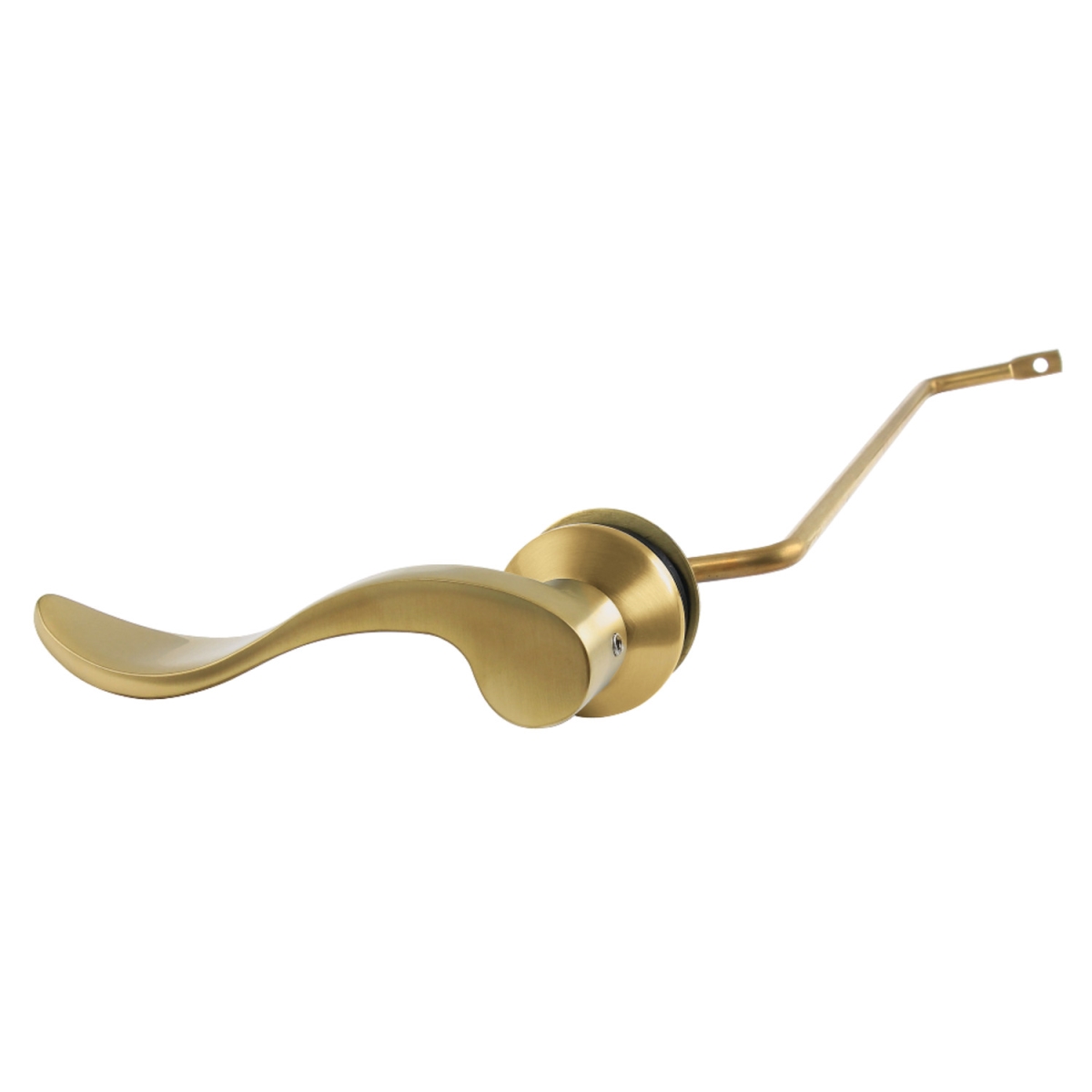 NuWave Side Mount Toilet Tank Lever, Brushed Brass