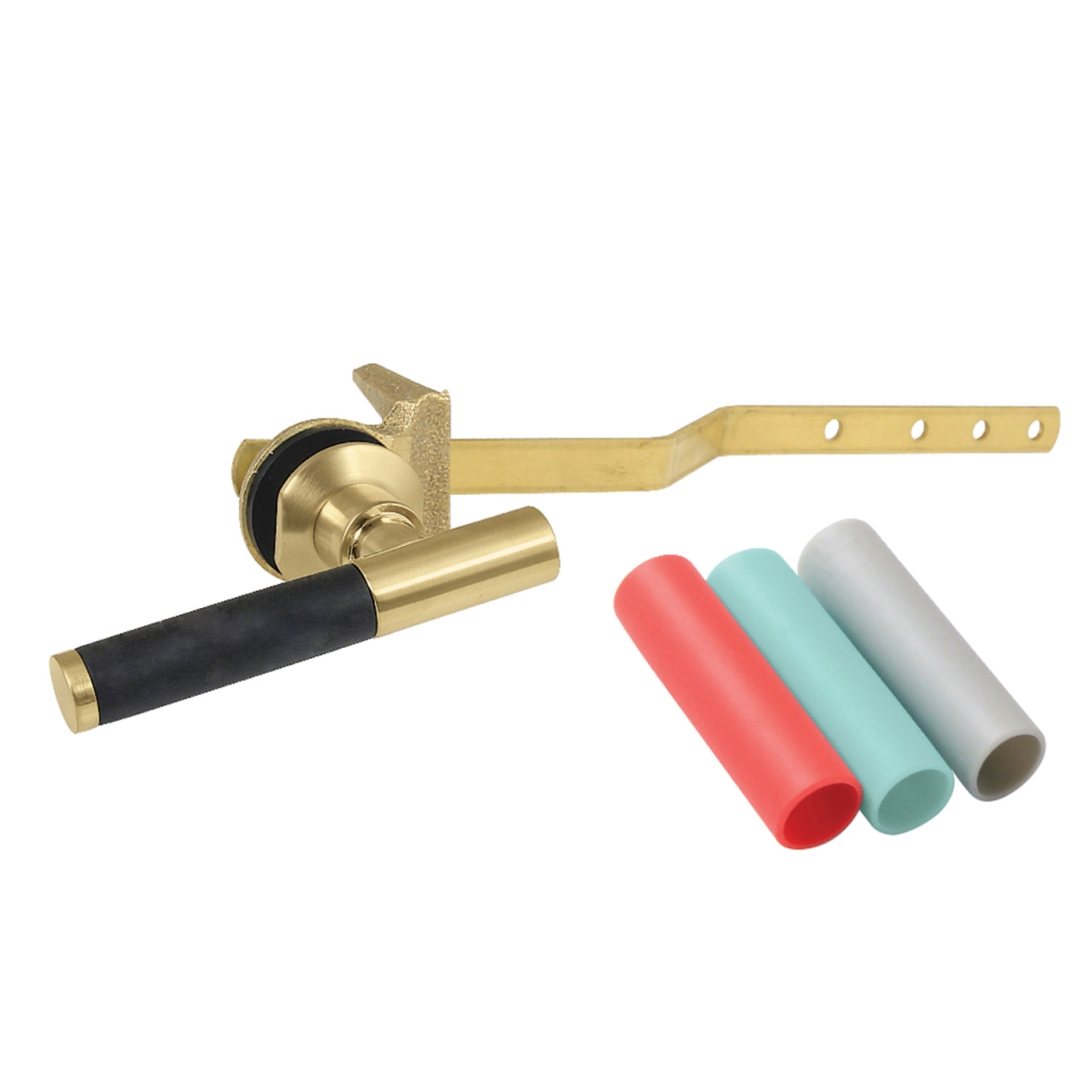 Kaiser Front Mount Toilet Tank Lever, Brushed Brass