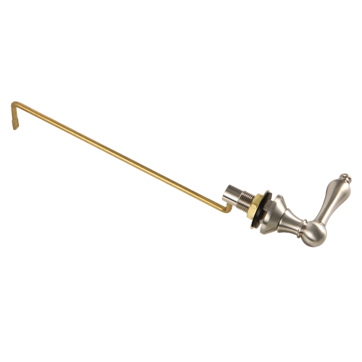Victorian Side Mount Toilet Tank Lever, Brushed Nickel