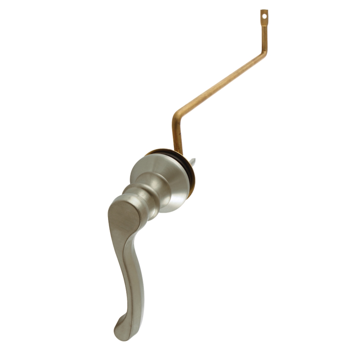 French Side Mount Toilet Tank Lever, Brushed Nickel