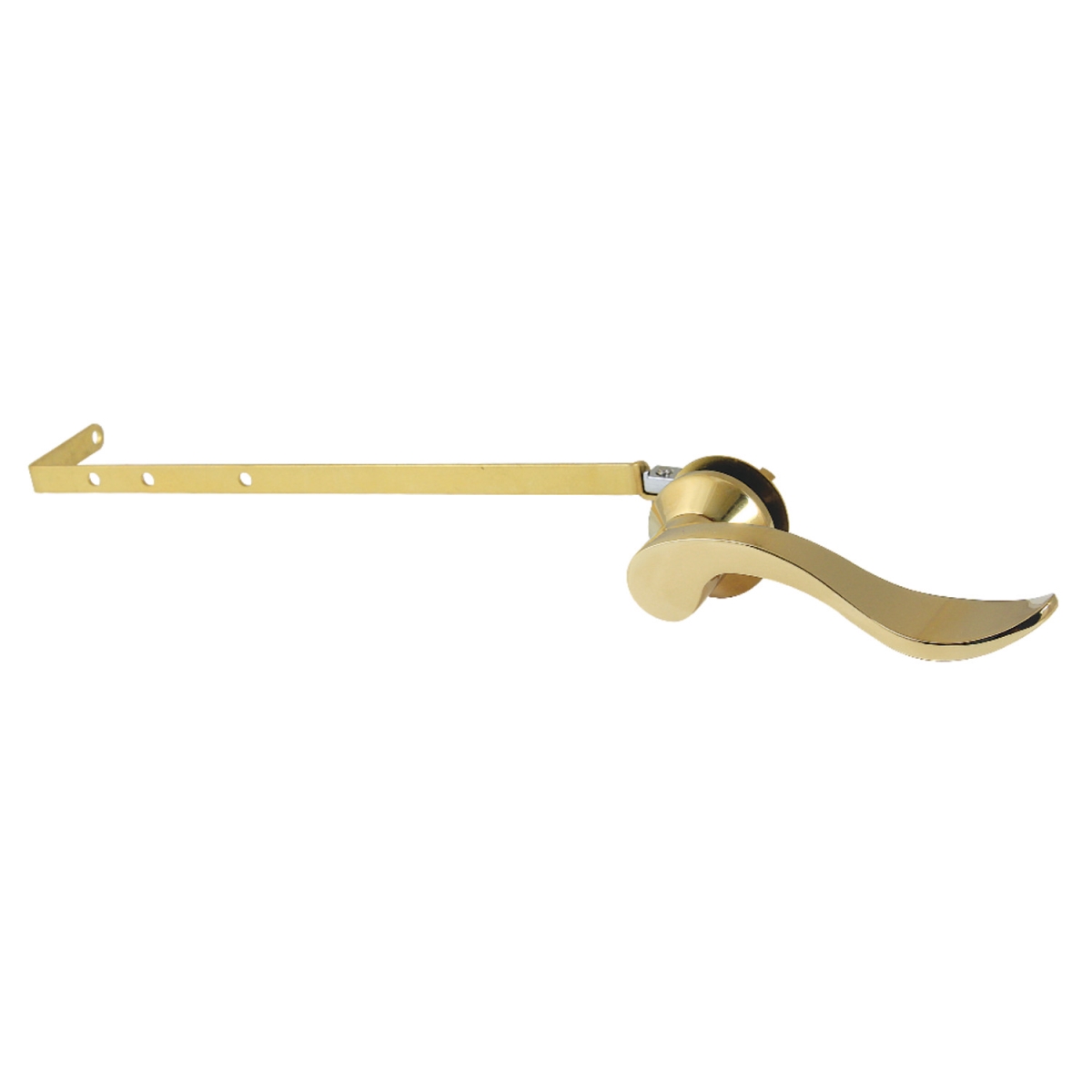 NuWave Universal Front or Side Mount Toilet Tank Lever, Polished Brass