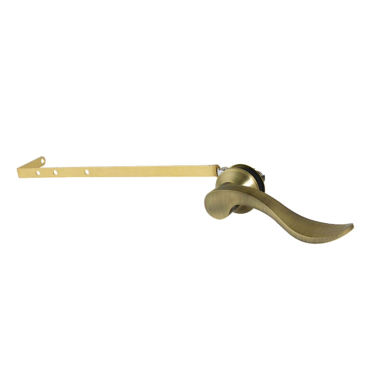 KTDFLD3 NuWave Universal Front or Side Mount Toilet Tank Lever, Antique Brass