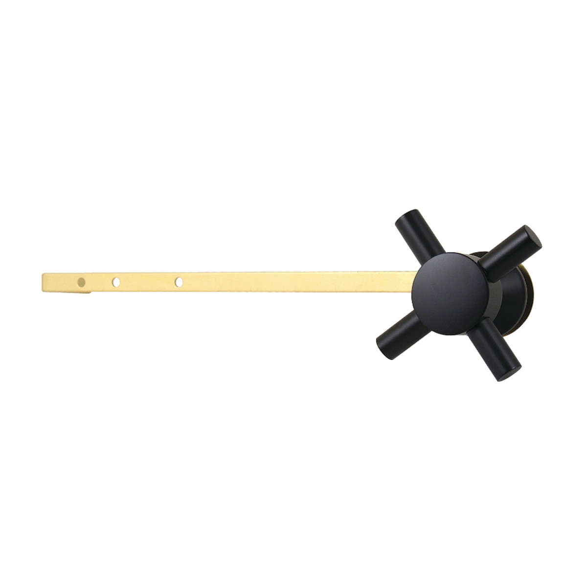 Concord Universal Front or Side Mount Toilet Tank Lever, Matte Black