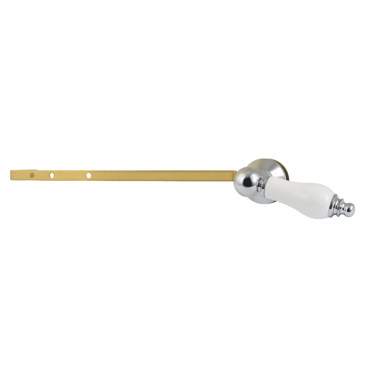 Victorian Universal Front or Side Mount Toilet Tank Lever, Polished Chrome