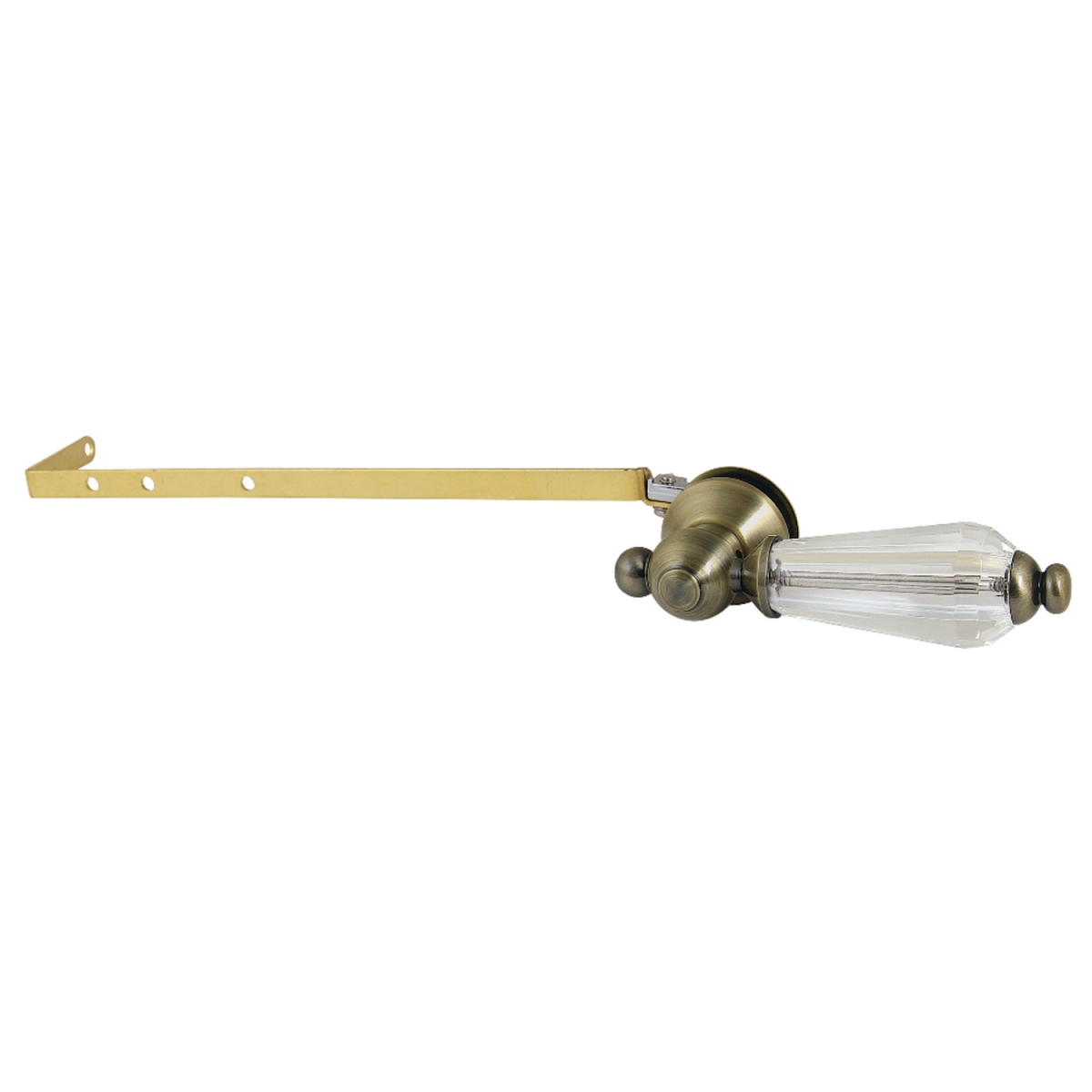 Willshire Universal Front or Side Mount Toilet Tank Lever, Antique Brass