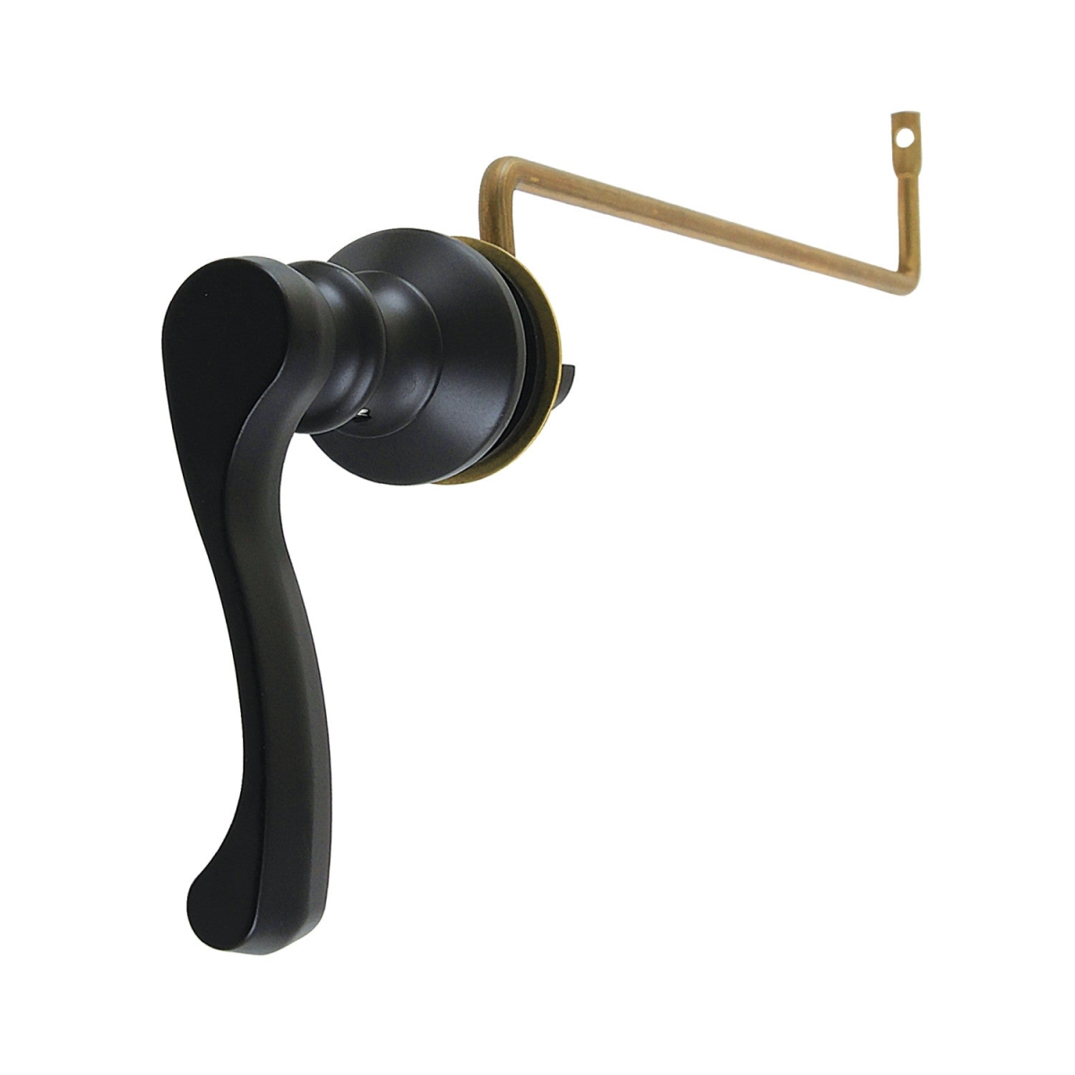 French Side Mount Toilet Tank Lever, Matte Black