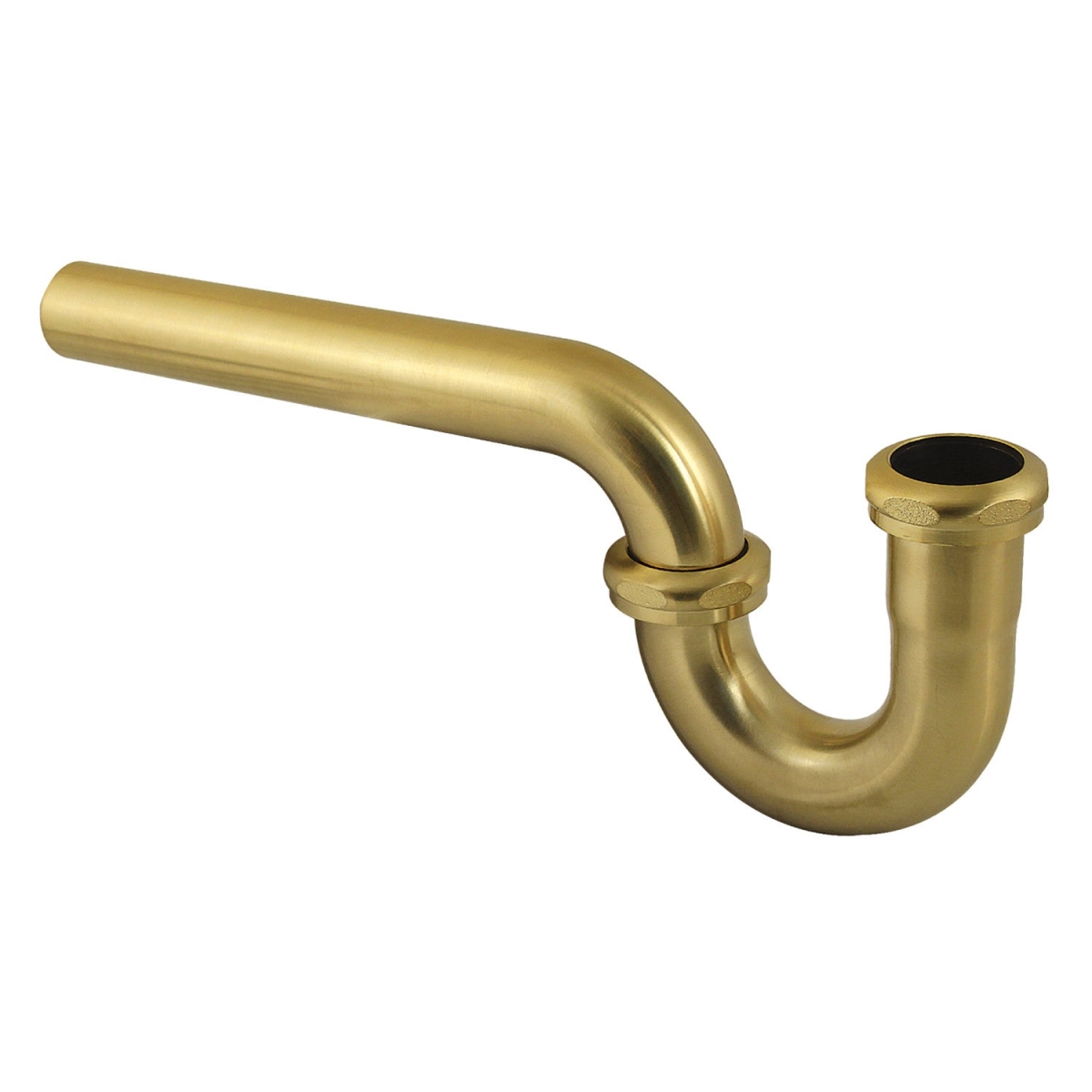 Picture of Kingston Brass CC1187 1.25 in. P-Trap without Flange, 12.87 in. - 18 Gauge, Brushed Brass