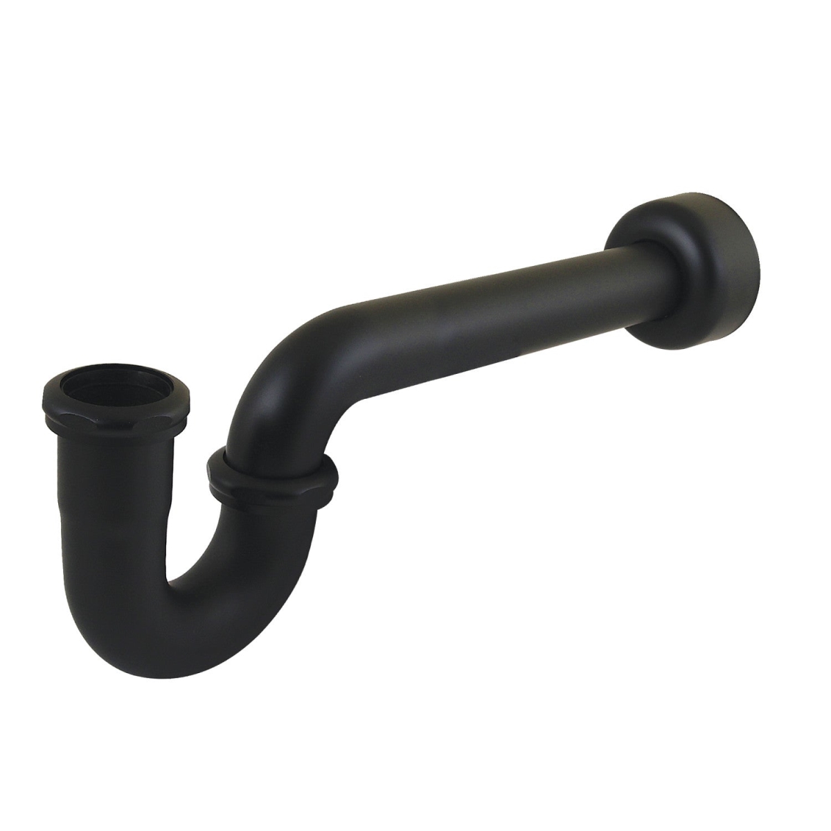 Picture of Kingston Brass CC4120MB 1.50 in. P-Trap with Box Flange, 13.06 in. - 18 Gauge, Matte Black
