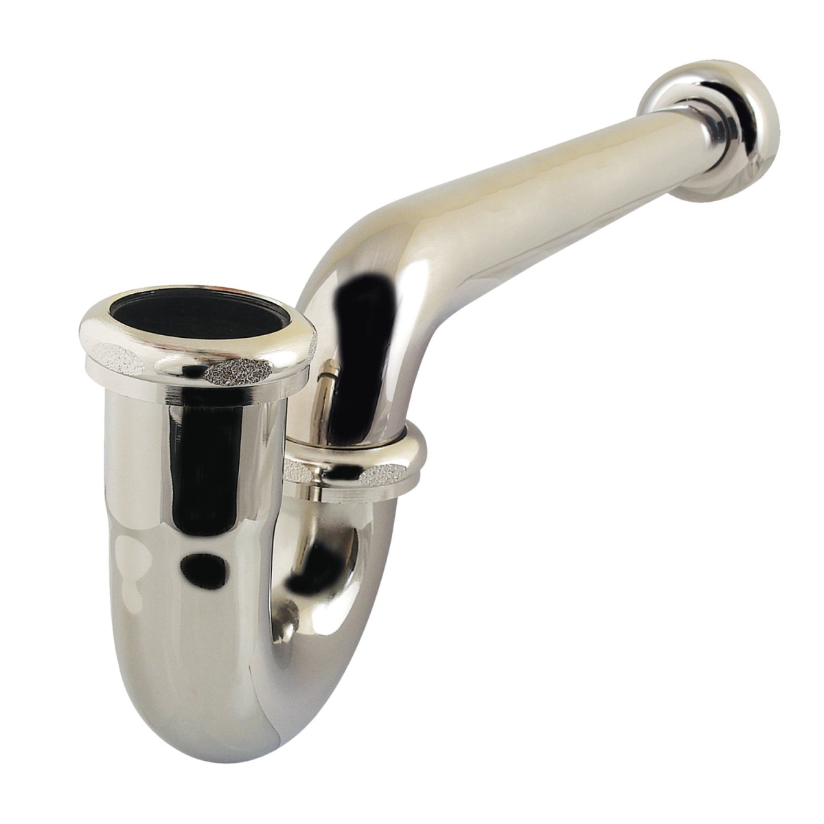 Picture of Kingston Brass CC4126 1.50 in. P-Trap with Box Flange, 13.06 in. - 18 Gauge, Polished Nickel
