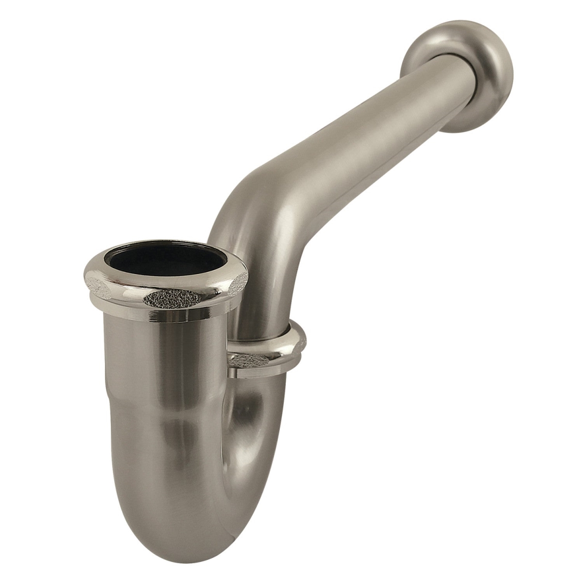 Picture of Kingston Brass CC4128 1.50 in. P-Trap with Box Flange, 13.06 in. - 18 Gauge, Brushed Nickel
