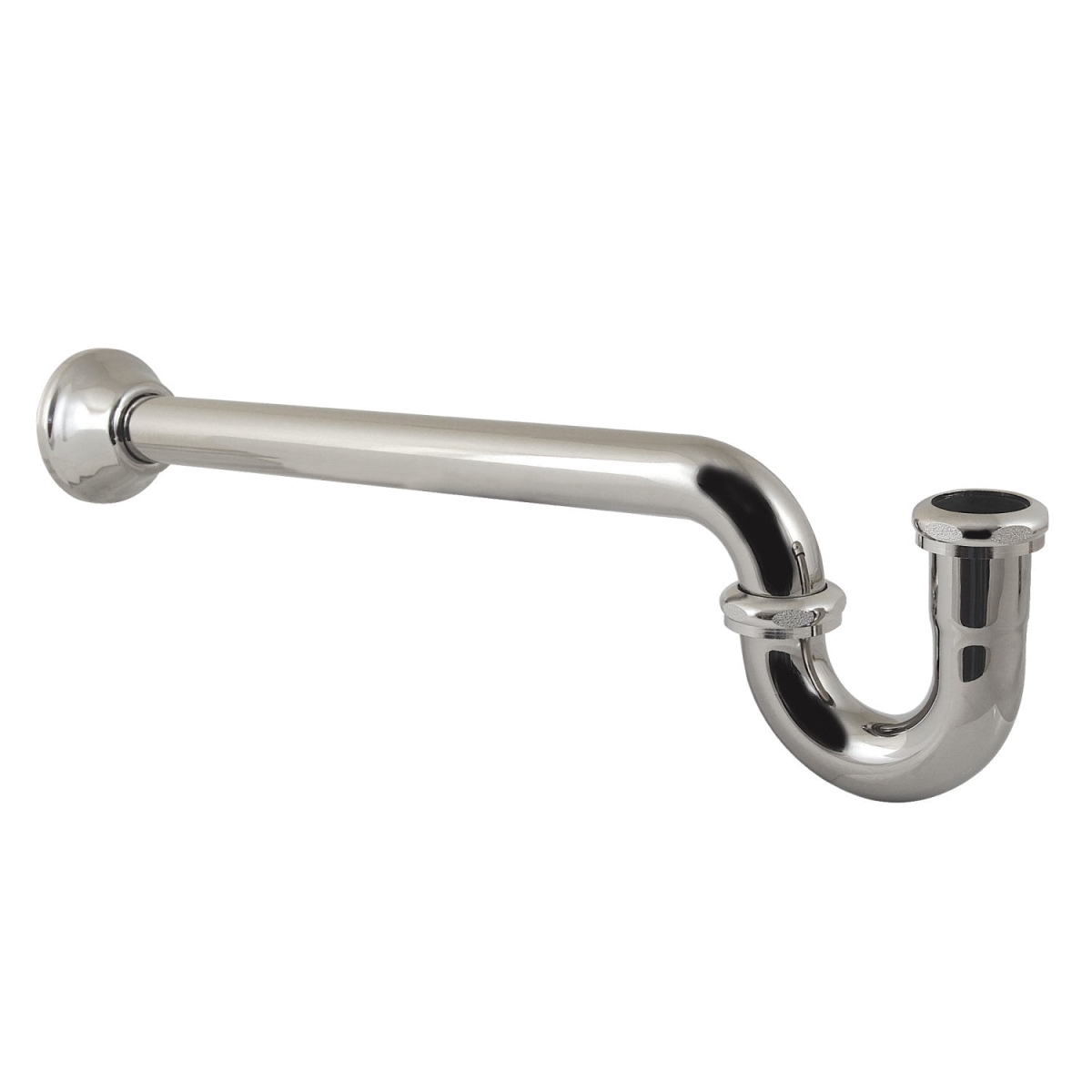 Picture of Kingston Brass CC5186 1.25 in. P-Trap with Bell Flange, 18 in. - 18 Gauge, Polished Nickel