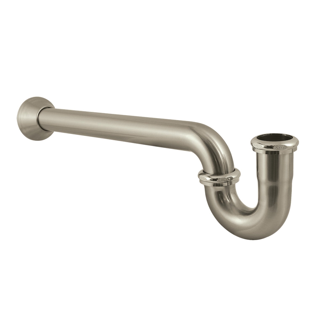 Picture of Kingston Brass CC5188 1.25 in. P-Trap with Bell Flange, 18 in. - 18 Gauge, Brushed Nickel
