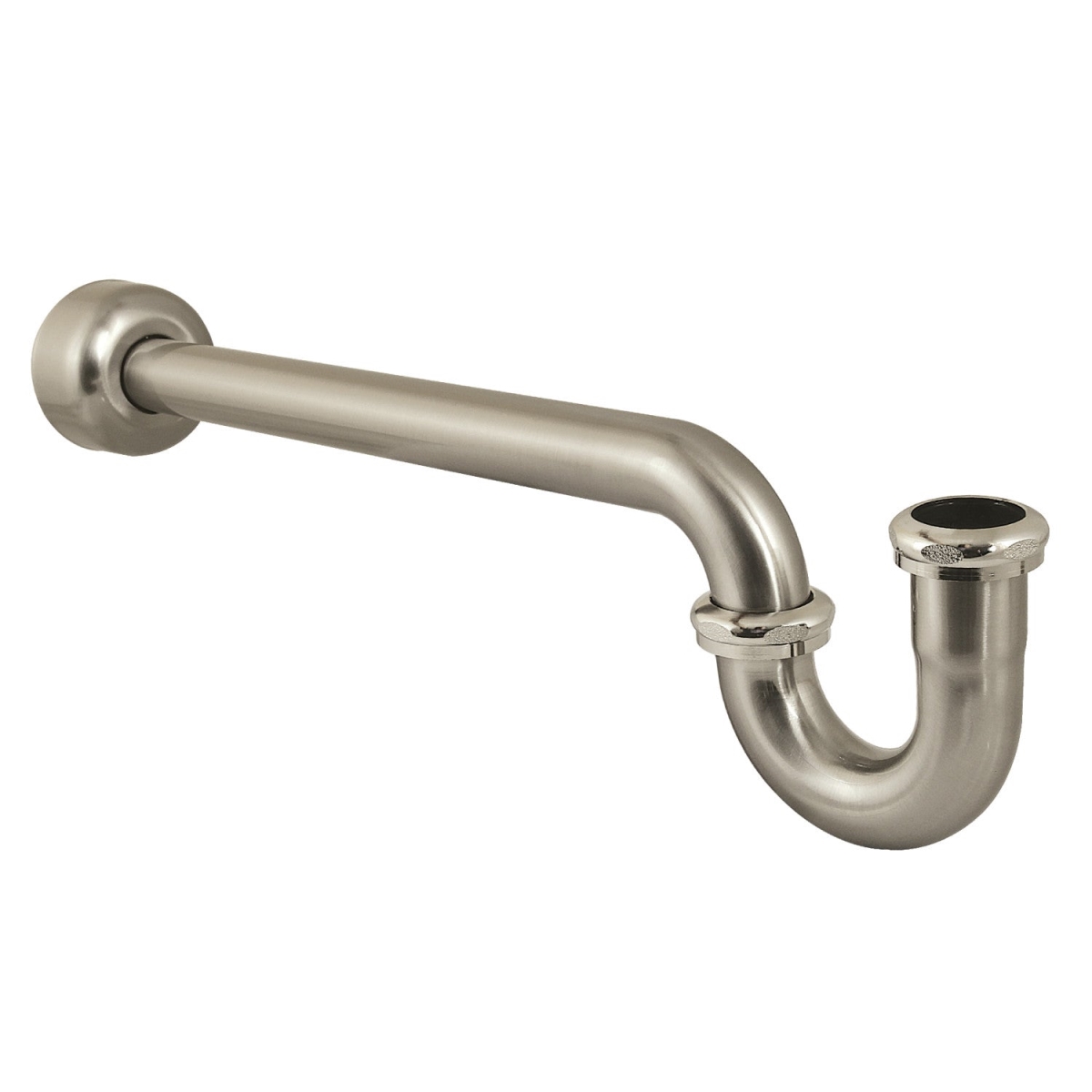 Picture of Kingston Brass CC6188 1.25 in. P-Trap with Box Flange, 18 in. - 18 Gauge, Brushed Nickel