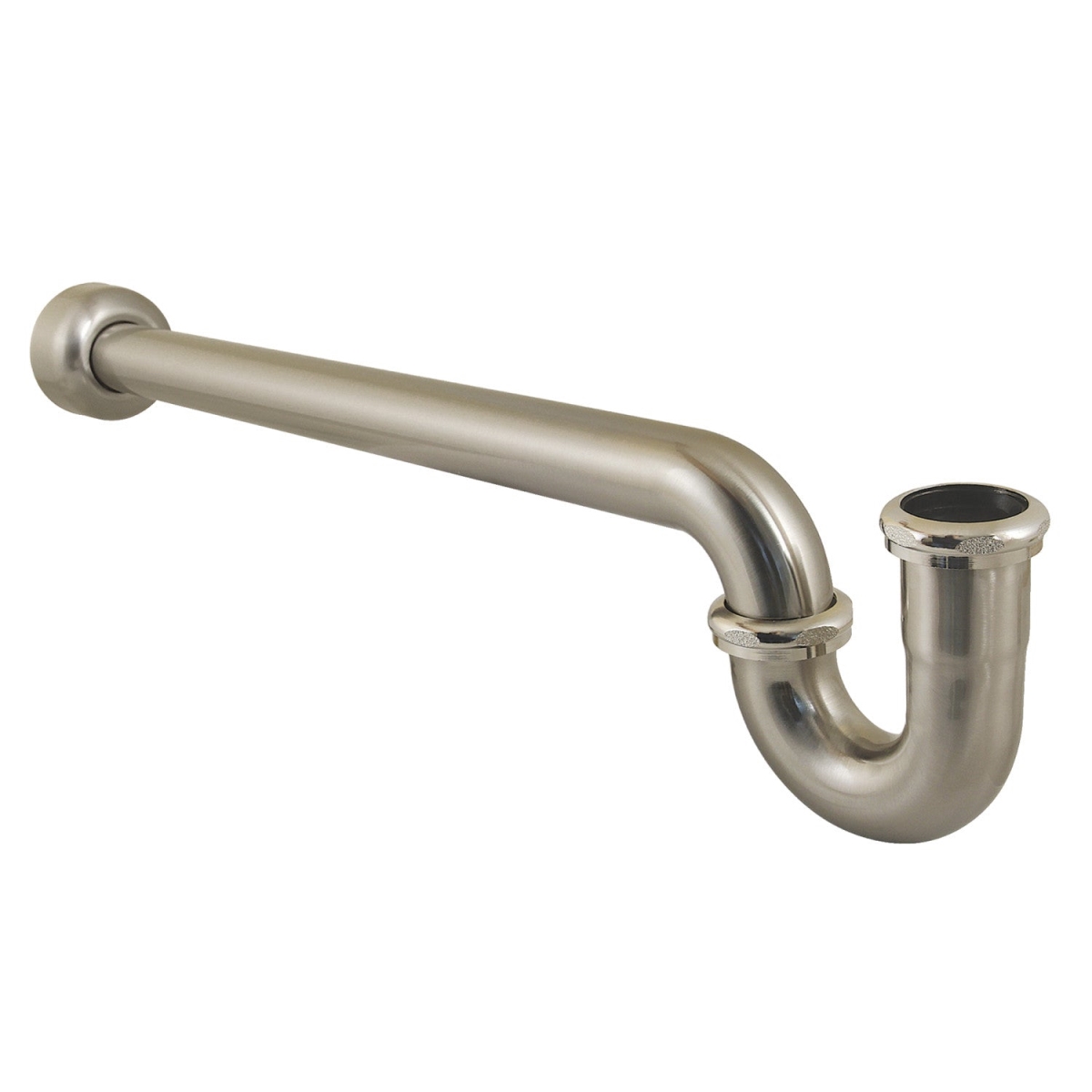 Picture of Kingston Brass CC9188 1.25 in. P-Trap with Box Flange, 18 in. - 18 Gauge, Brushed Nickel