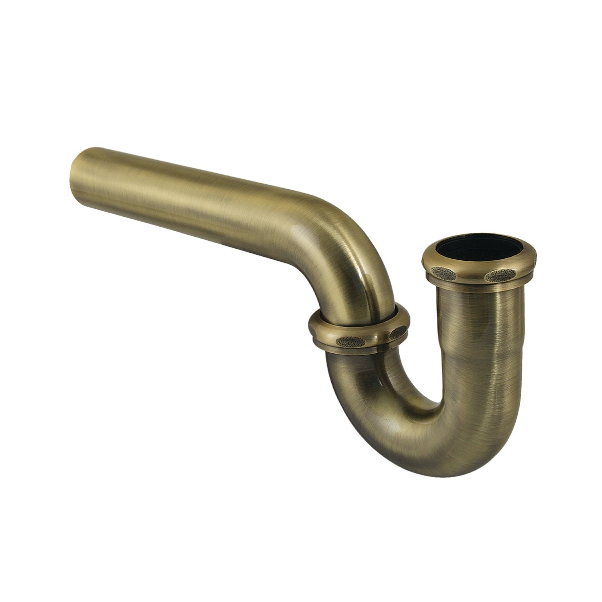 Picture of Kingston Brass CC1243 1.25 x 1.50 in. P-Trap without Flange, 13.06 in. - 18 Gauge - Antique Brass