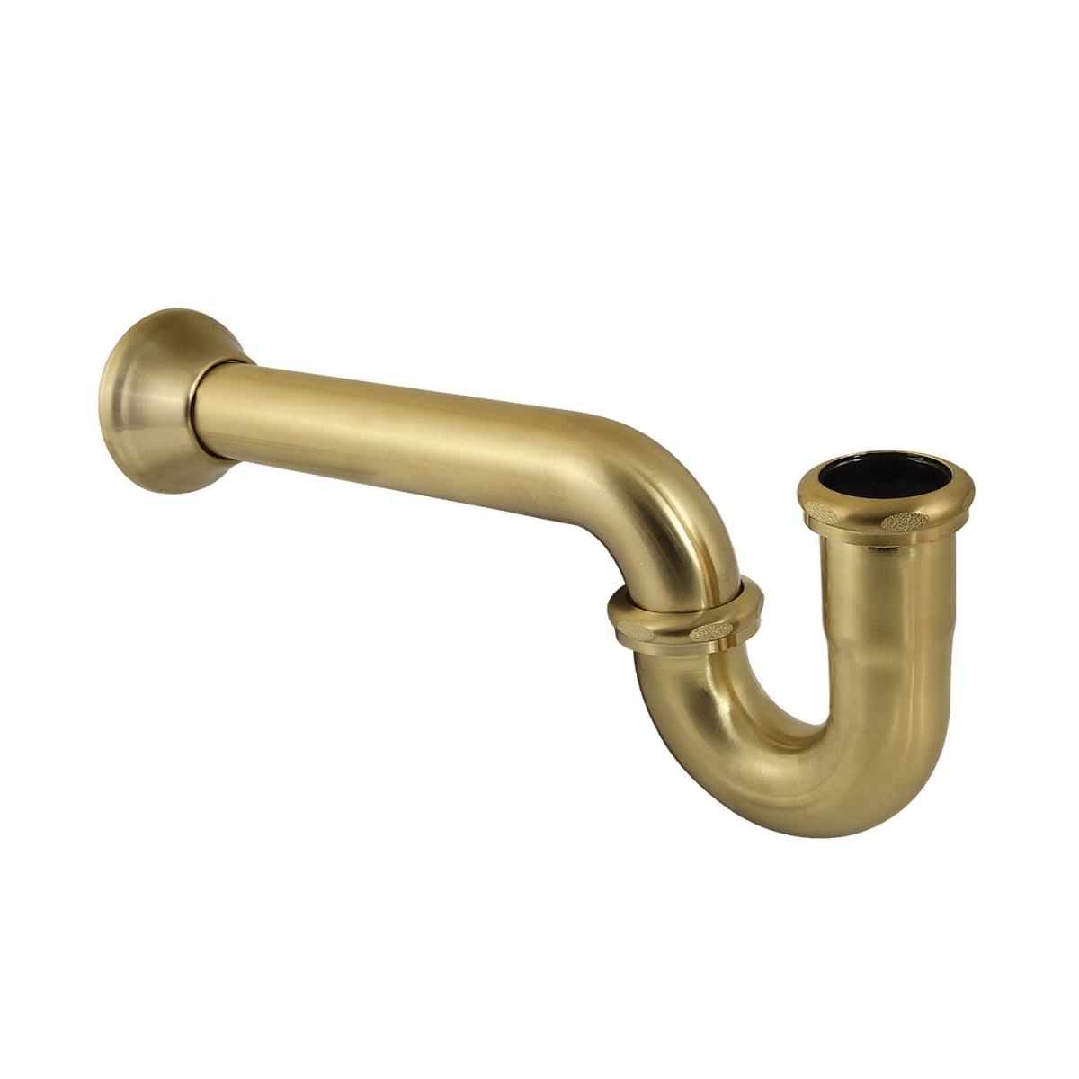 Picture of Kingston Brass CC2247 1.25 x 1.50 in. P-Trap with Bell Flange, 13.06 in. - 18 Gauge - Brushed Brass