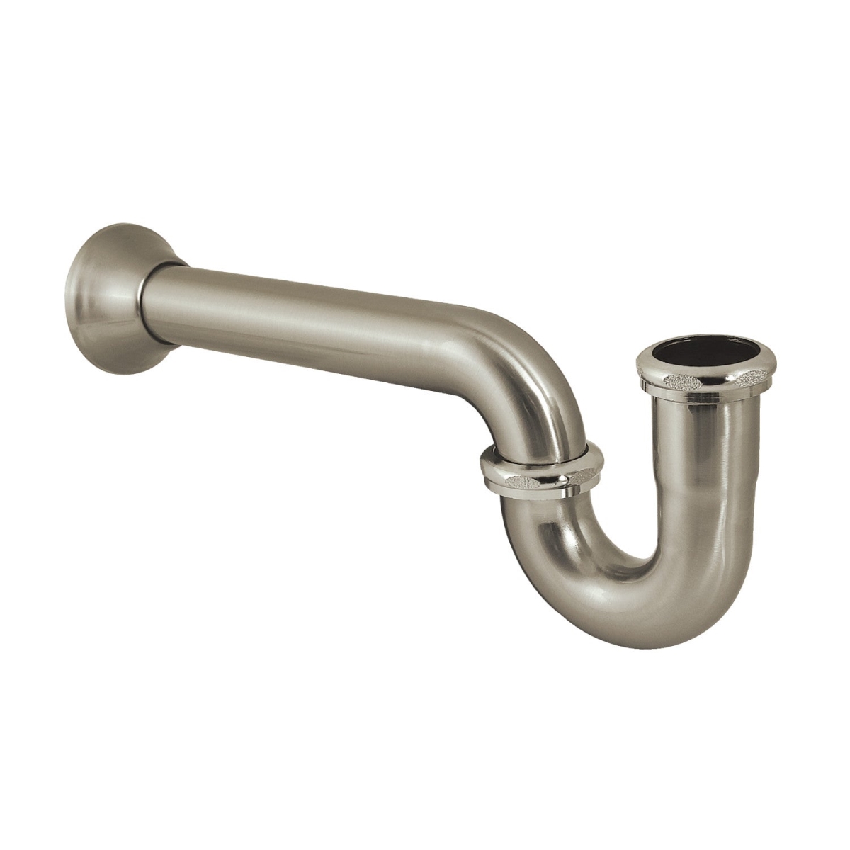Picture of Kingston Brass CC2248 1.25 x 1.50 in. P-Trap with Bell Flange, 13.06 in. - 18 Gauge - Brushed Nickel
