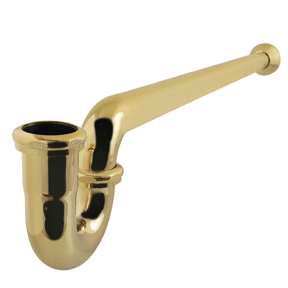 Picture of Kingston Brass CC5242 1.25 x 1.50 in. P-Trap with Bell Flange, 19 in. - 18 Gauge - Polished Brass