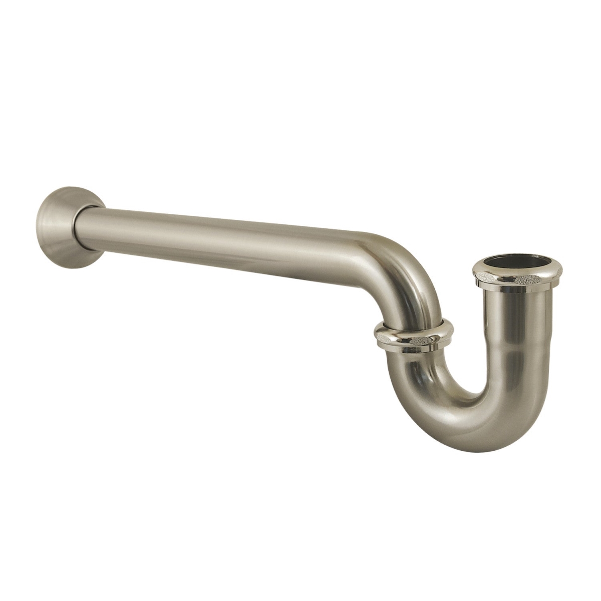 Picture of Kingston Brass CC5248 1.25 x 1.50 in. P-Trap with Bell Flange, 19 in. - 18 Gauge - Brushed Nickel
