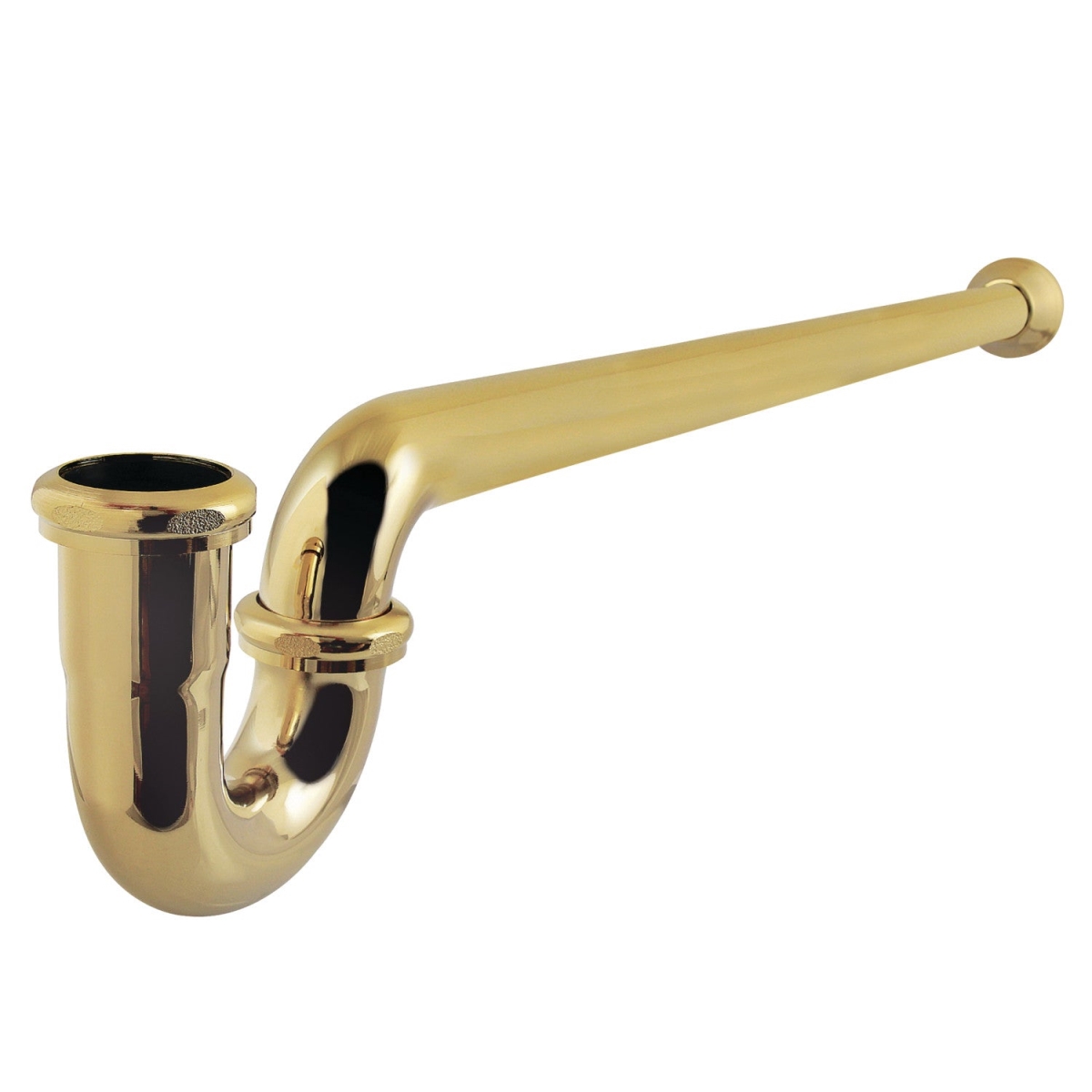 Picture of Kingston Brass CC7242 1.25 x 1.50 in. P-Trap with Bell Flange, 24 in. - 18 Gauge - Polished Brass