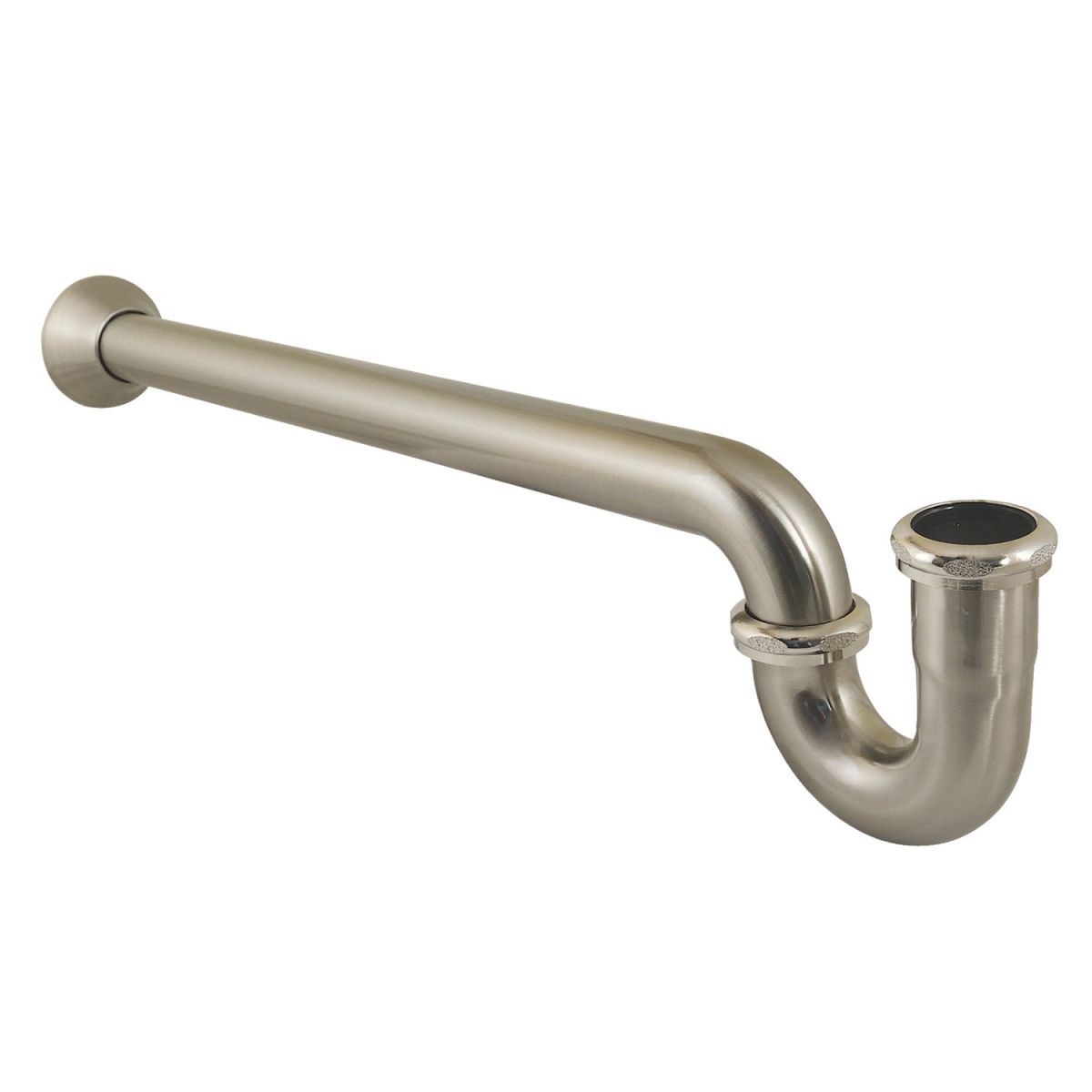 Picture of Kingston Brass CC7248 1.25 x 1.50 in. P-Trap with Bell Flange, 24 in. - 18 Gauge - Brushed Nickel
