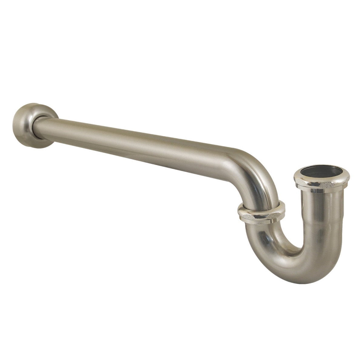 Picture of Kingston Brass CC9248 1.25 x 1.50 in. P-Trap with Box Flange, 24 in. - 18 Gauge - Brushed Nickel