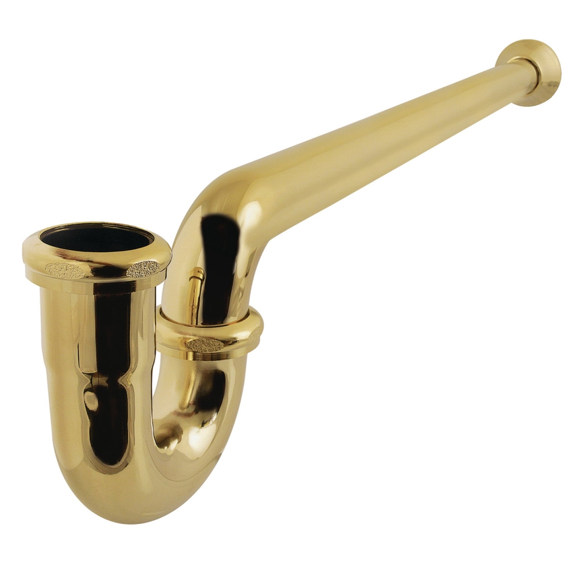 Picture of Kingston Brass CC5122 1.50 in. P-Trap with Bell Flange, 19 in. - 18 Gauge, Polished Brass