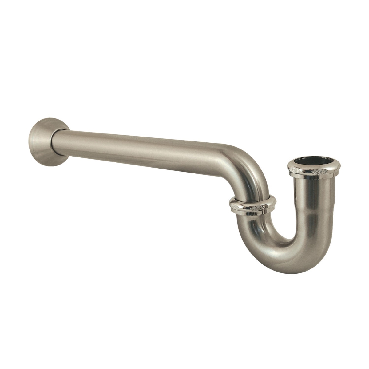 Picture of Kingston Brass CC5128 1.50 in. P-Trap with Bell Flange, 19 in. - 18 Gauge, Brushed Nickel