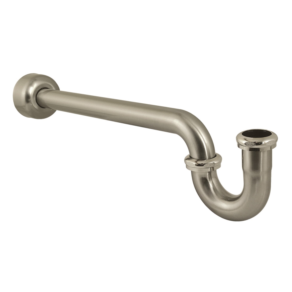 Picture of Kingston Brass CC6128 1.50 in. P-Trap with Box Flange, 19 in. - 18 Gauge, Brushed Nickel