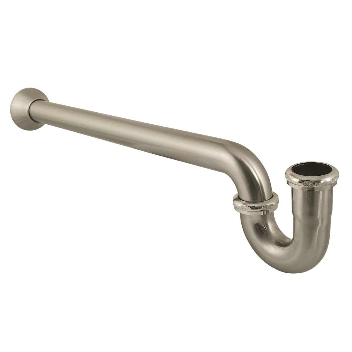 Picture of Kingston Brass CC7128 1.50 in. P-Trap with Bell Flange, 24 in. - 18 Gauge, Brushed Nickel