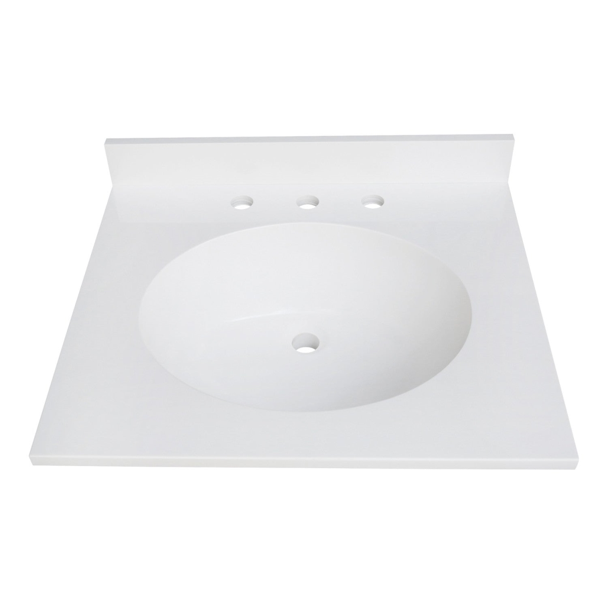 KVPB2522A38 Wimbeldon 25 in. Solid Surface Vanity Top, Glossy White