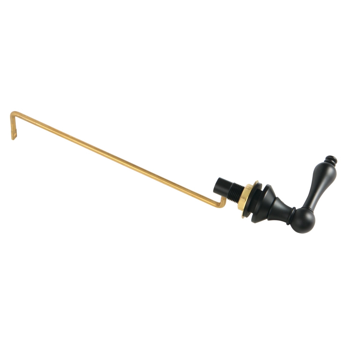 Victorian Side Mount Toilet Tank Lever, Matte Black