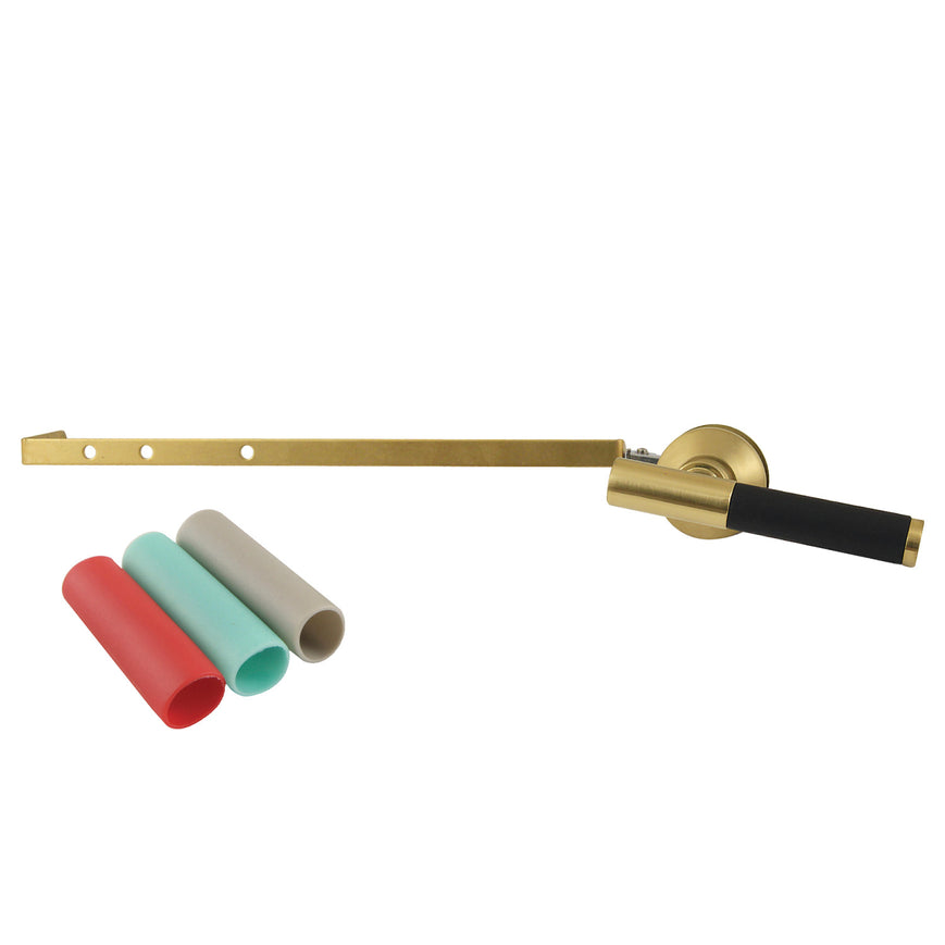 Kaiser Universal Front or Side Mount Toilet Tank Lever, Brushed Brass
