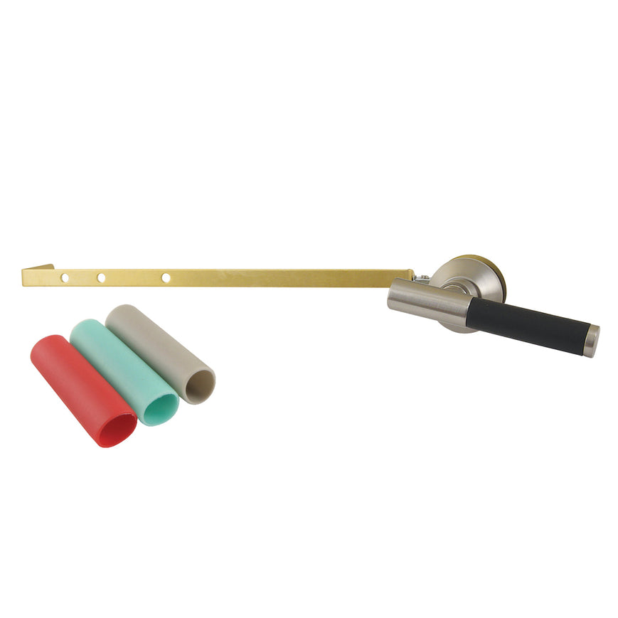 Kaiser Universal Front or Side Mount Toilet Tank Lever, Brushed Nickel