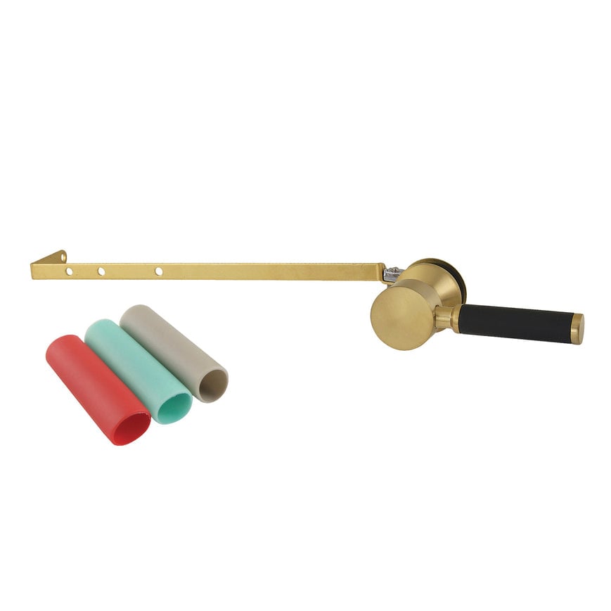 Kaiser Universal Front or Side Mount Toilet Tank Lever, Brushed Brass