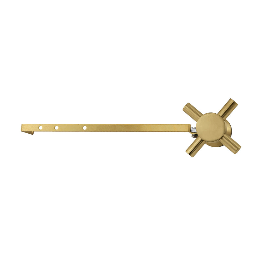 Concord Universal Front or Side Mount Toilet Tank Lever, Brushed Brass