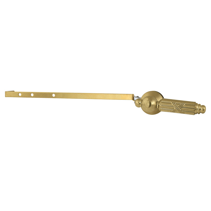 Georgian Universal Front or Side Mount Toilet Tank Lever, Brushed Brass